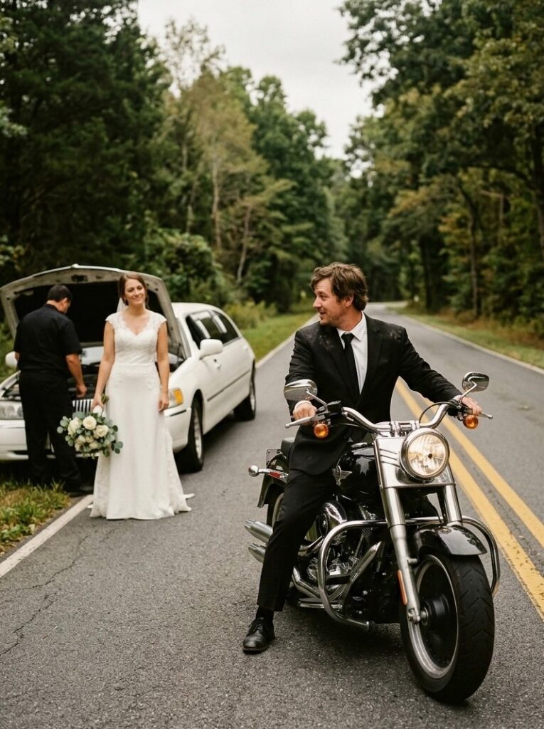 I Thought Biker Was Going To Kidnap Me When He Pulled Over Next To My Broken Down Limo